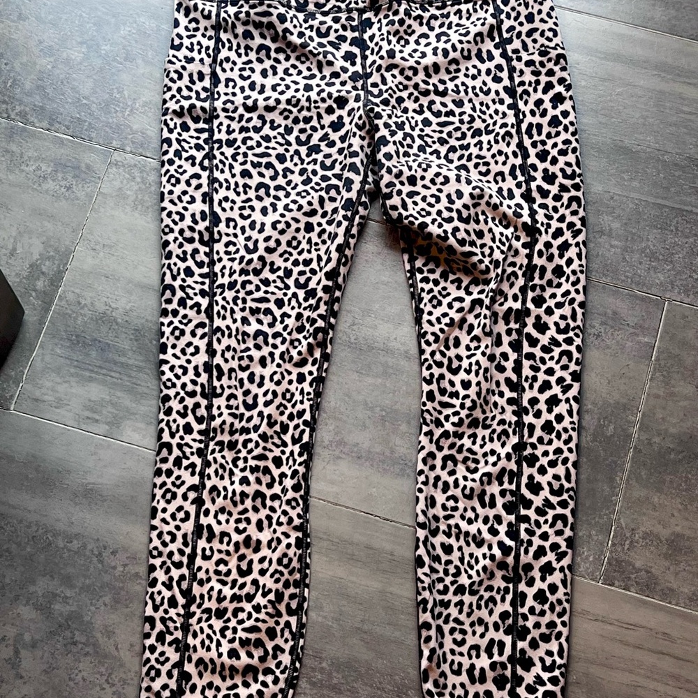 Leopard Print Women's Leggings XXL